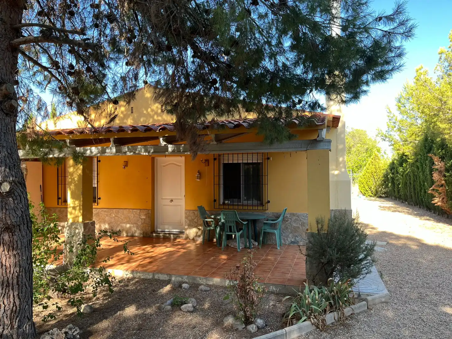 Vista exterior de Casa o chalet en venta en Villarrobledo con Aire acondicionado, Jardín privado y Terraza