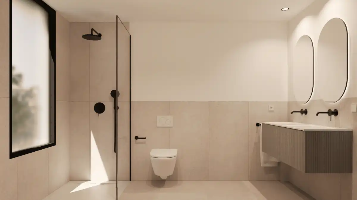 Bany de Casa o xalet en venda en Sant Joan d'Alacant amb Jardí privat, Terrassa i Internet