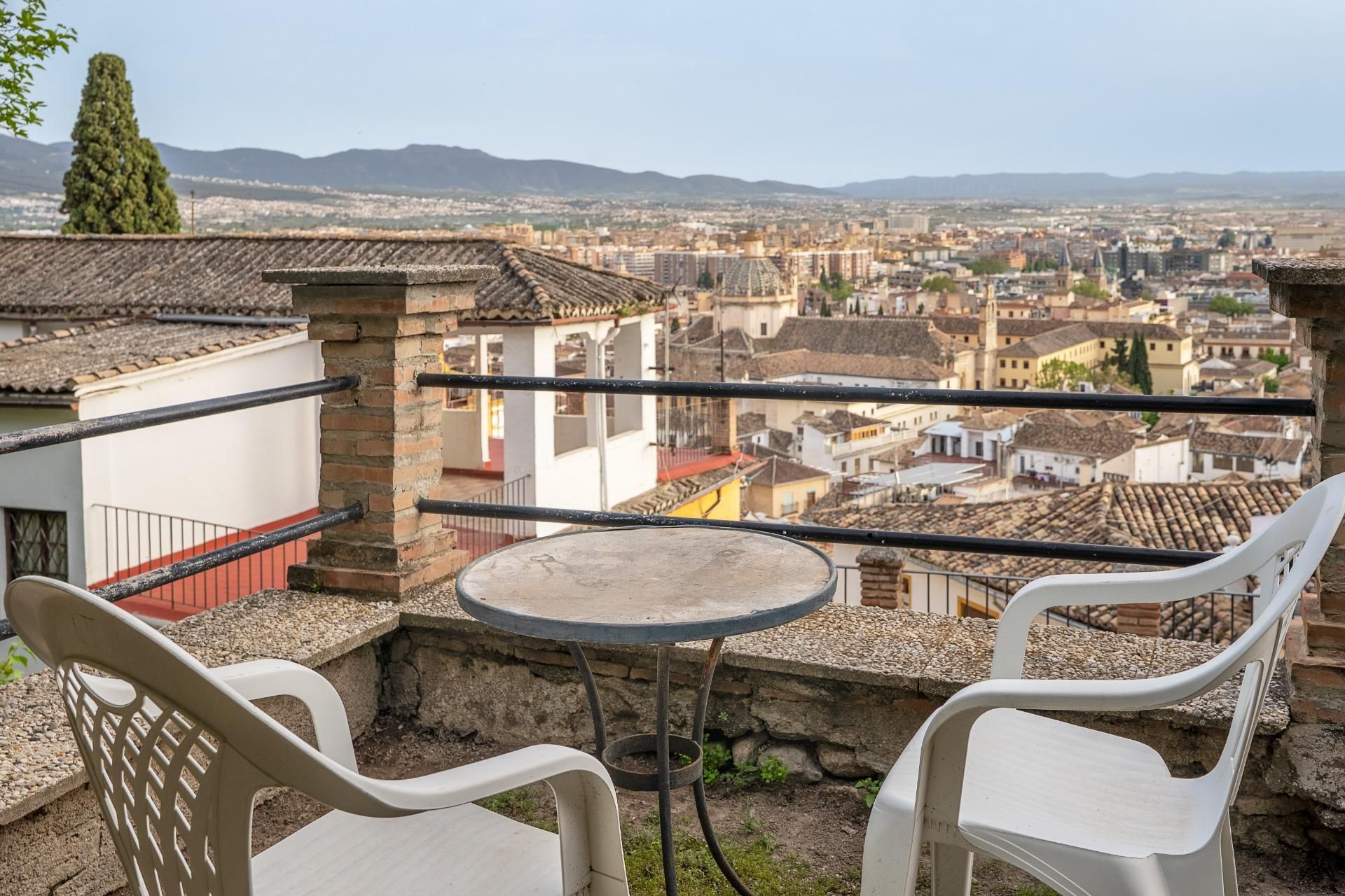 Terrassa de Casa o xalet en venda en  Granada Capital amb Aire condicionat, Jardí privat i Terrassa