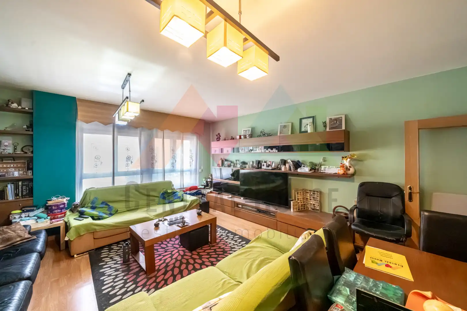 Living room of Flat for sale in Leganés  with Air Conditioner, Heating and Parquet flooring