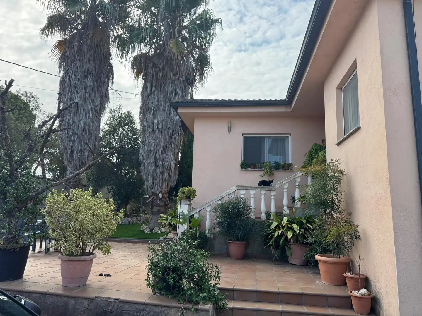 Exterior view of Houses for sale in Caldes de Malavella  with Air Conditioner, Terrace and Swimming Pool