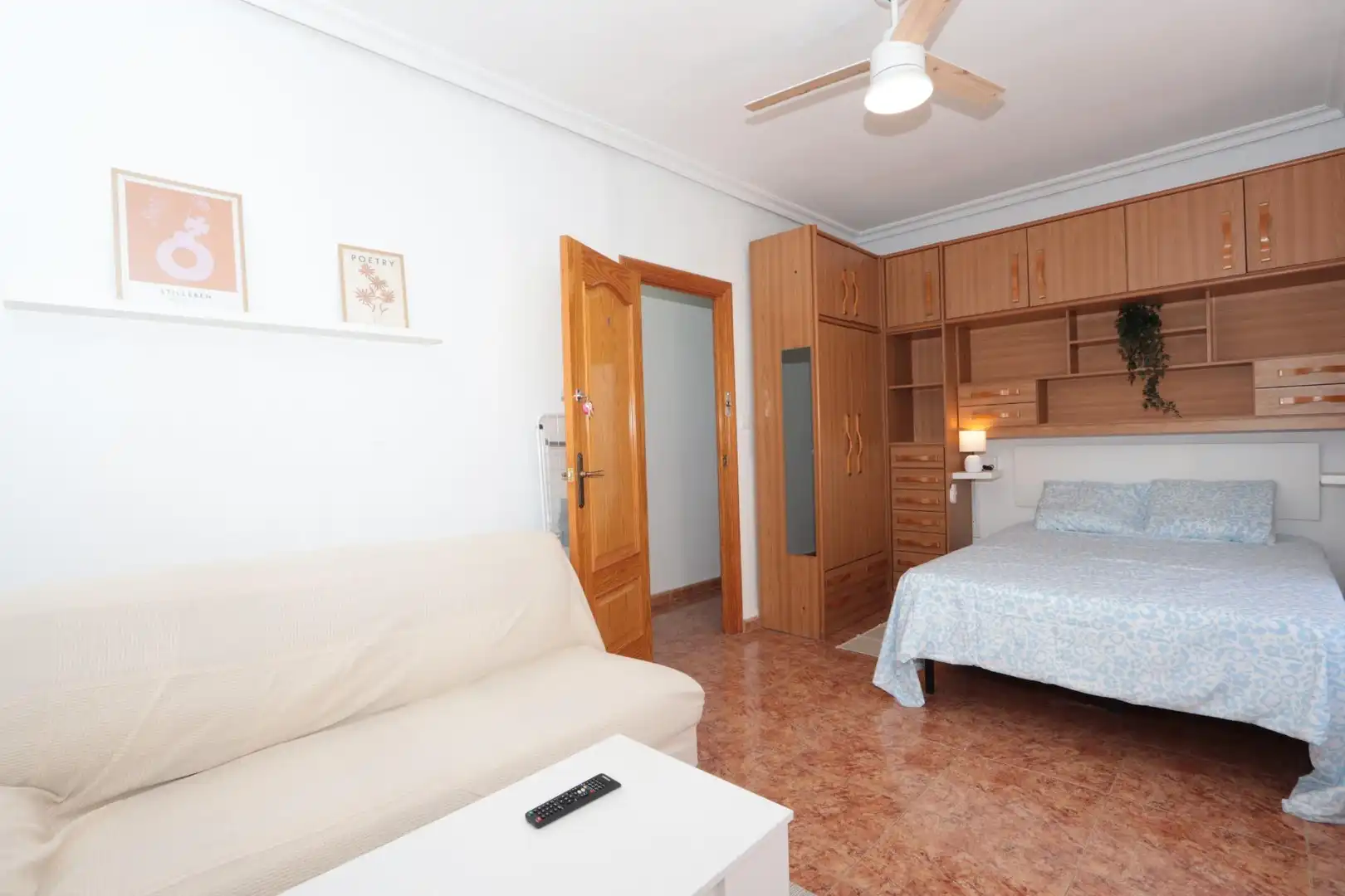 Schlafzimmer von Wohnung zur untervermieten in Cartagena mit Möbliert und Balkon