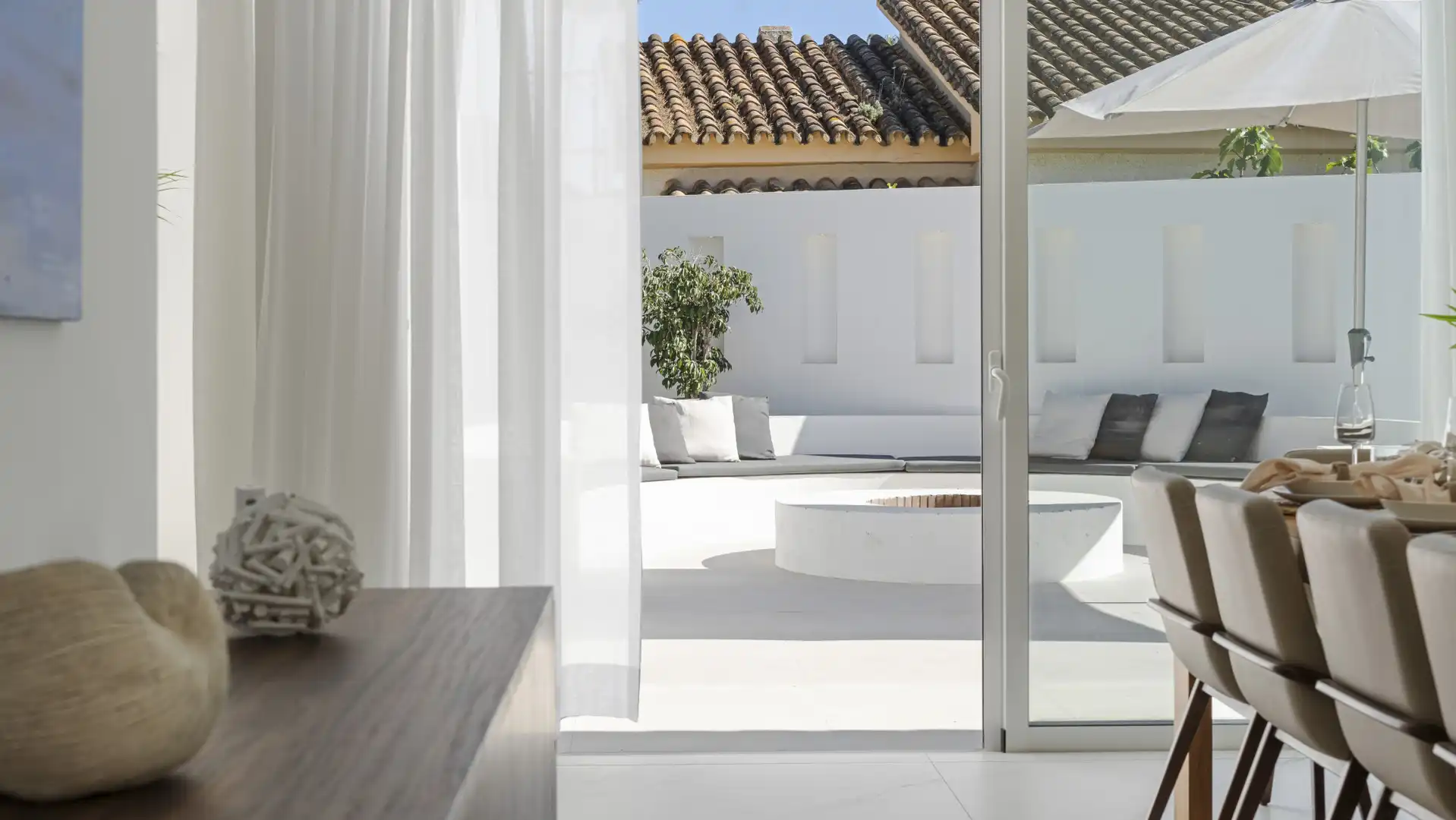 Terraza de Casa o chalet en venta en Marbella con Jardín privado y Piscina