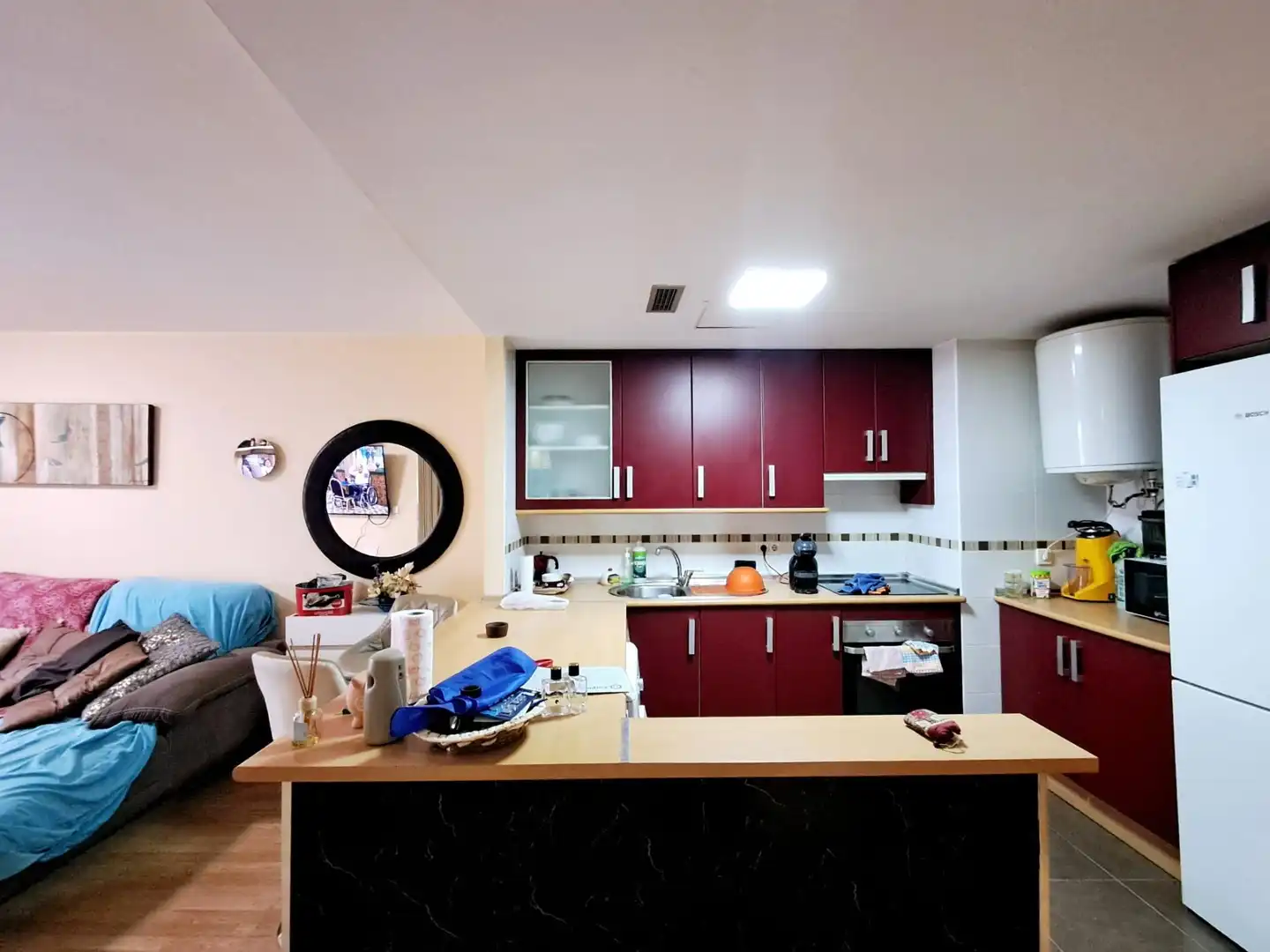 Kitchen of Apartments for sale in Águilas  with Air Conditioner, Heating and Furnished