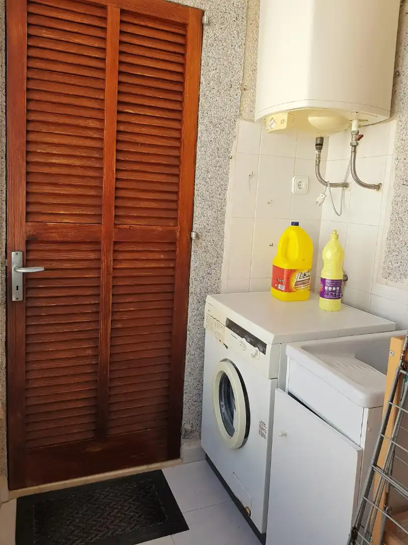 Küche von Wohnung zum Verkauf in Santa Margalida mit Klimaanlage, Heizung und Balkon