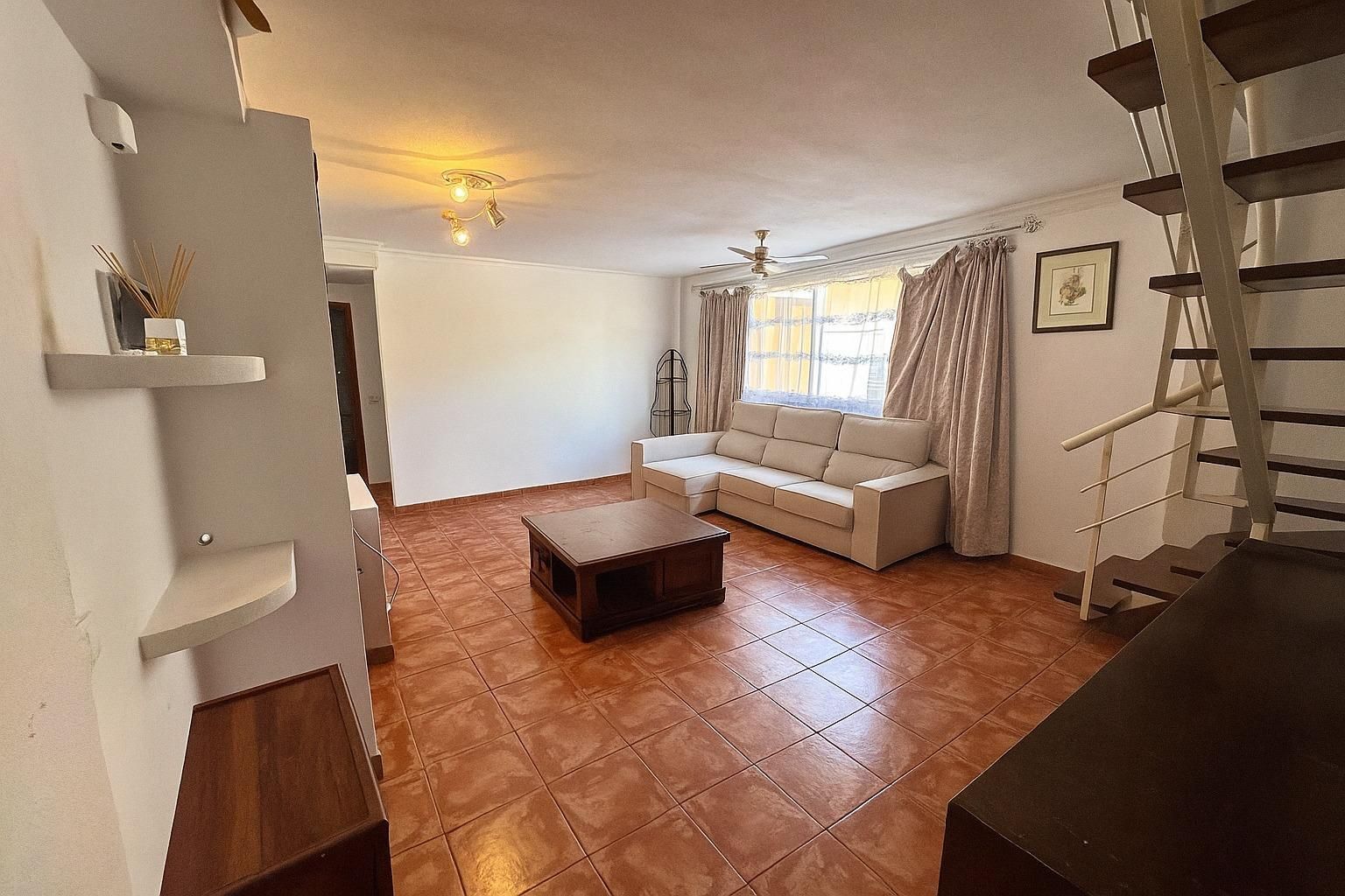 Living room of Duplex for sale in Granadilla de Abona  with Terrace and Community pool