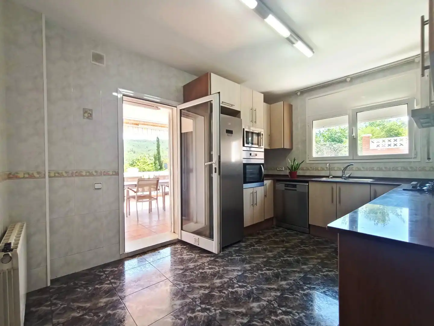 Cocina de Casa o chalet en venta en Olèrdola con Aire acondicionado, Calefacción y Jardín privado