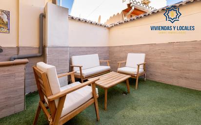 Terrassa de Casa adosada en venda en Armilla amb Aire condicionat i Balcó