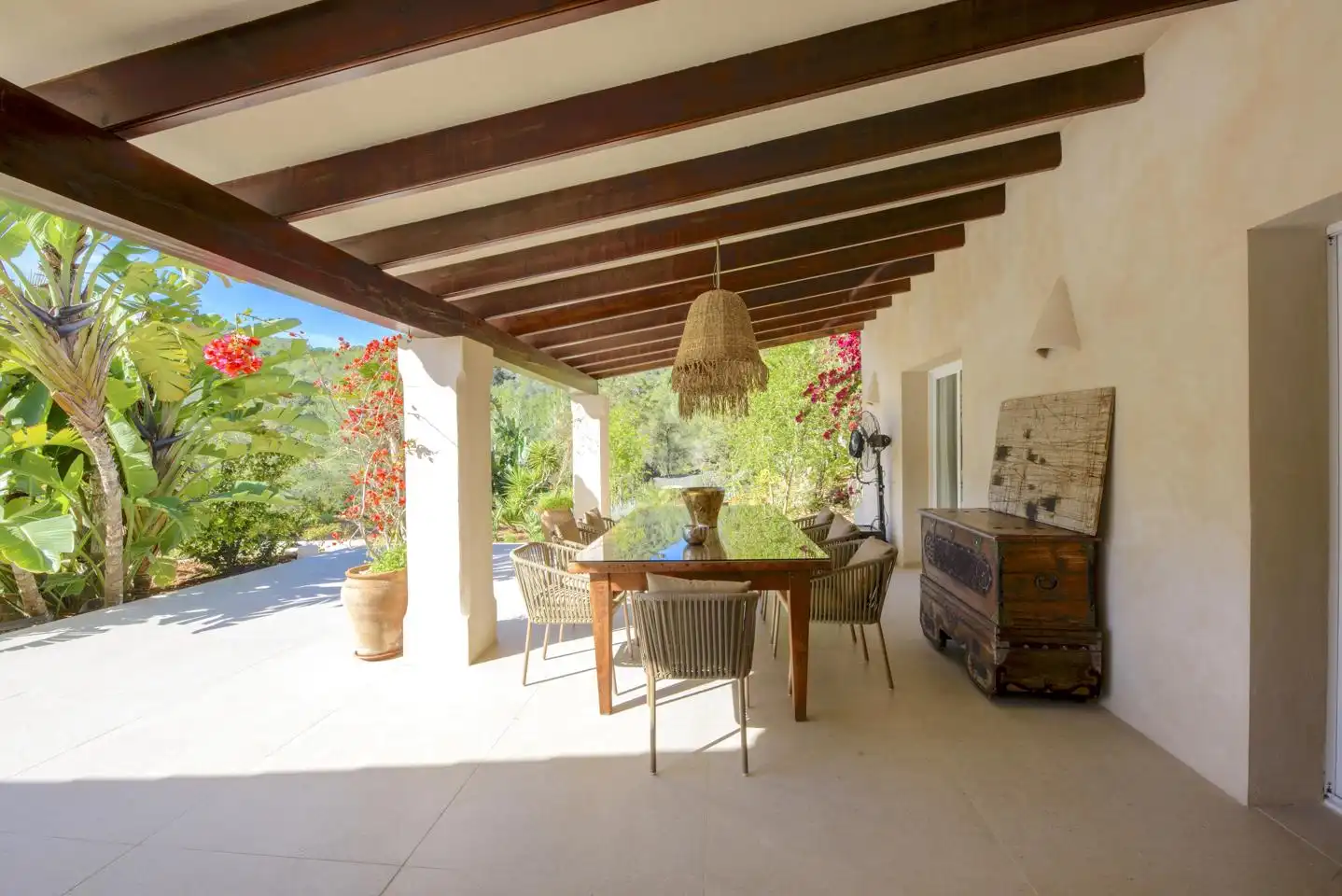 Terrace of Houses for rent in Sant Josep de sa Talaia  with Private garden, Terrace and Swimming Pool