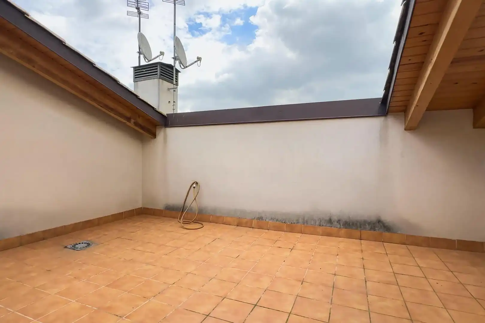 Terrassa de Casa adosada en venda en Sant Fost de Campsentelles amb Aire condicionat, Calefacció i Jardí privat