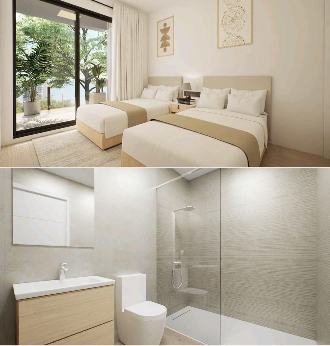 Habitación de Apartamento en venta en El Campello con Aire acondicionado, Calefacción y Jardín privado