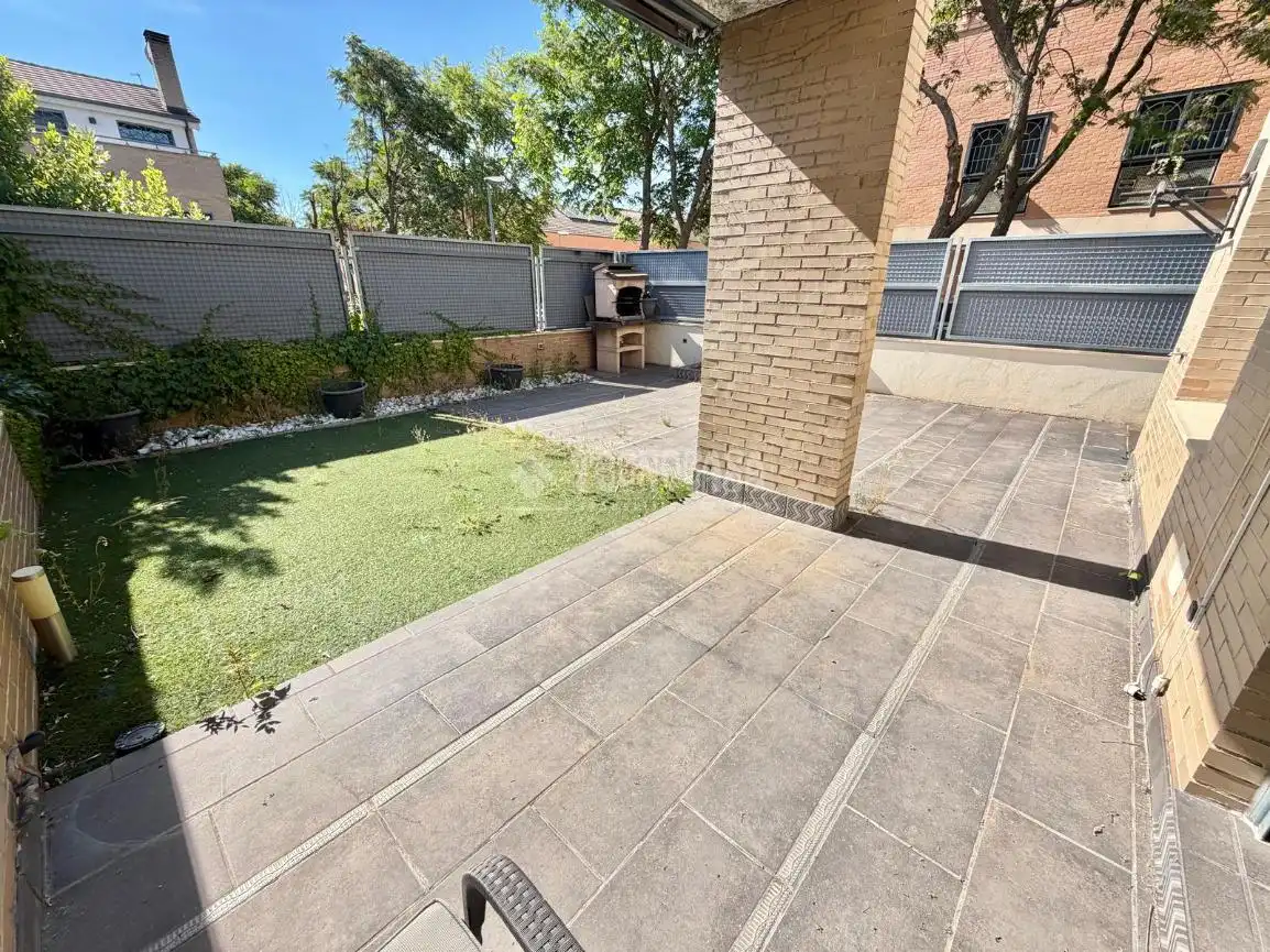 Terraza de Casa adosada en venta en Valdemoro con Aire acondicionado, Jardín privado y Terraza