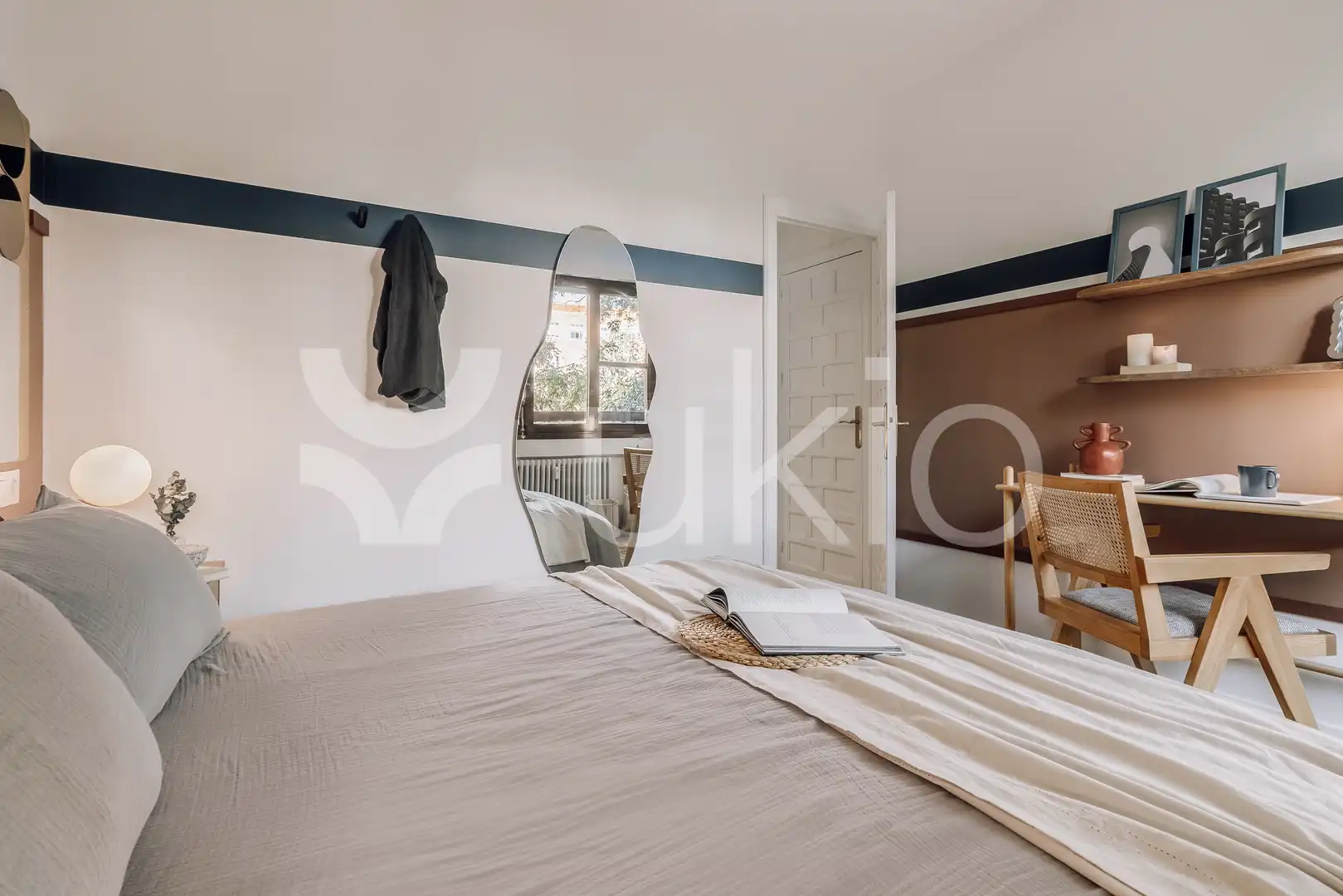 Bedroom of Apartments for rent in Madrid  with Air Conditioner, Heating and Terrace