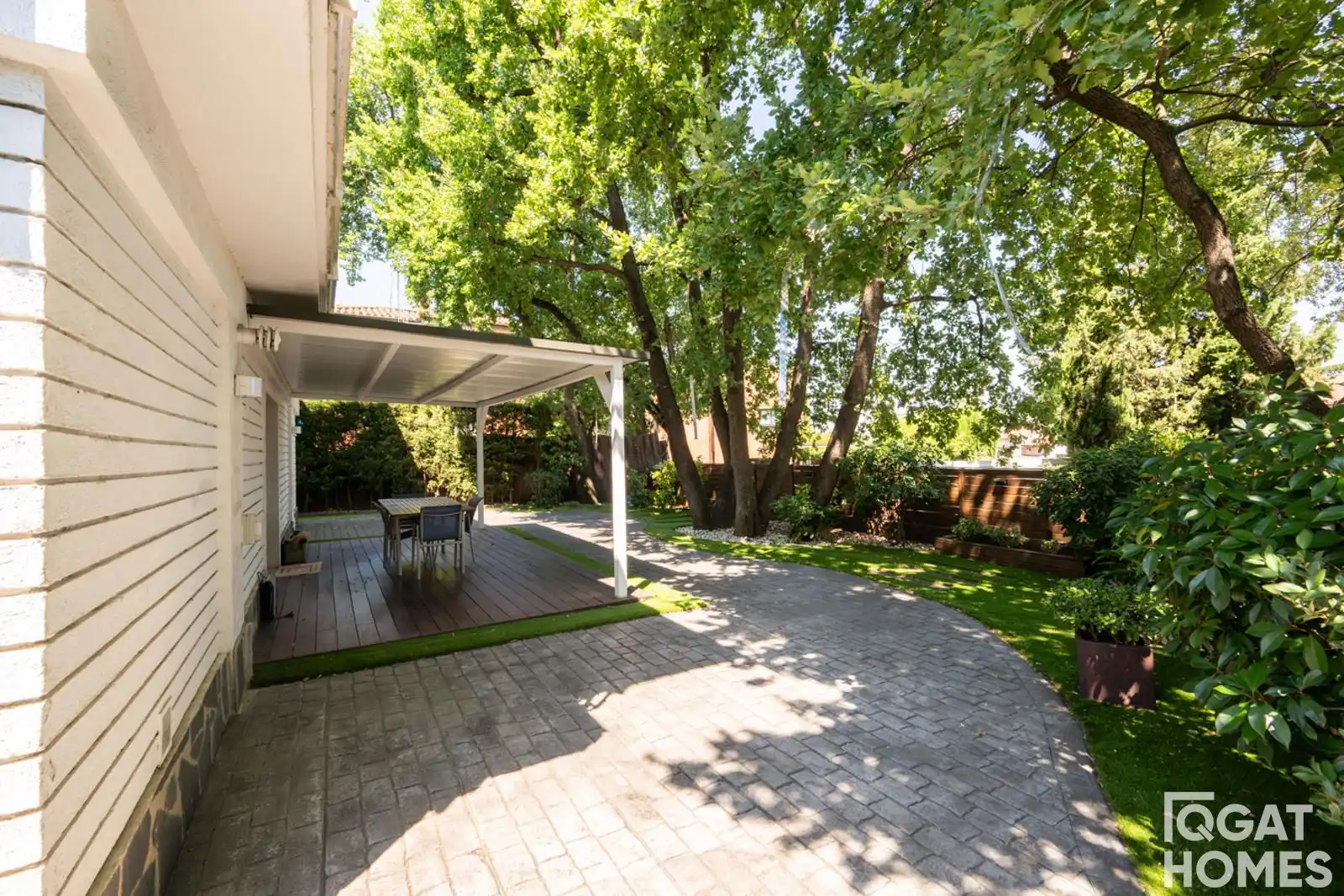 Terrassa de Casa o xalet en venda en Sant Cugat del Vallès amb Aire condicionat, Calefacció i Jardí privat