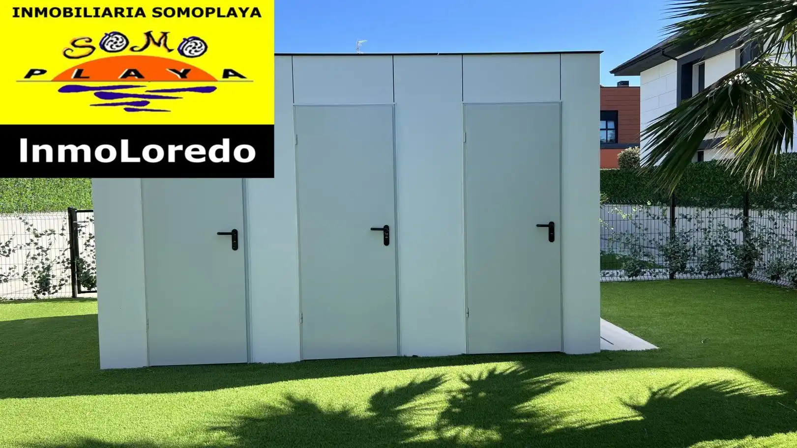 Außenansicht von Wohnung zum Verkauf in Ribamontán al Mar mit Heizung, Privatgarten und Abstellraum
