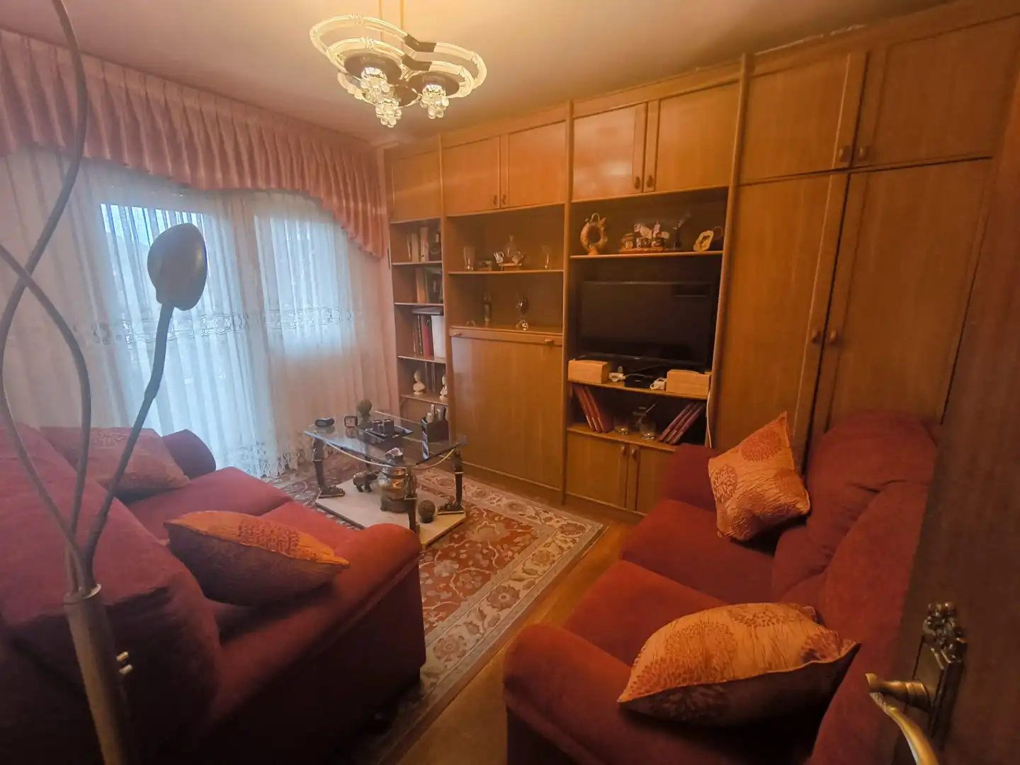 Sala d'estar de Pis en venda en Portugalete amb Calefacció, Jardí privat i Moblat