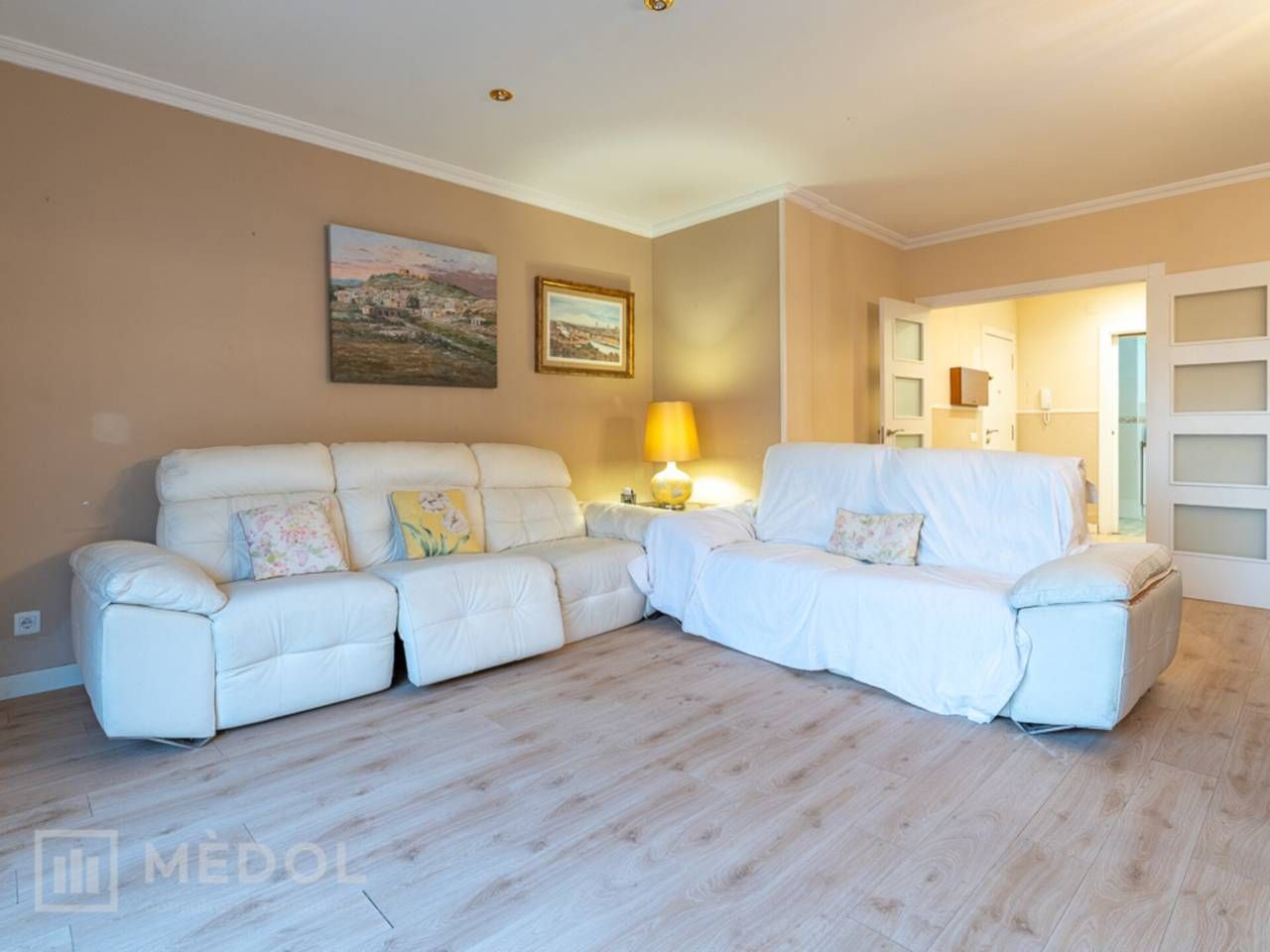 Living room of Flat for sale in Perafort  with Air Conditioner, Heating and Parquet flooring