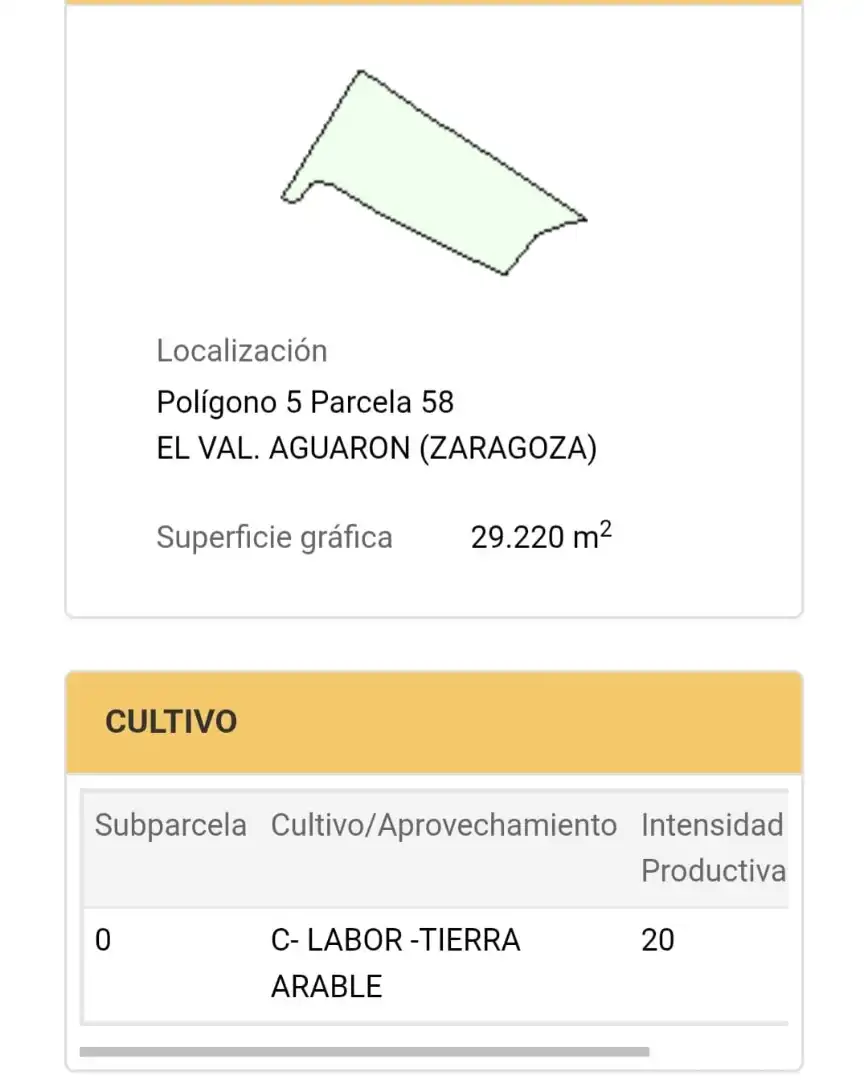 Aparcament de Terreny en venda en Cariñena