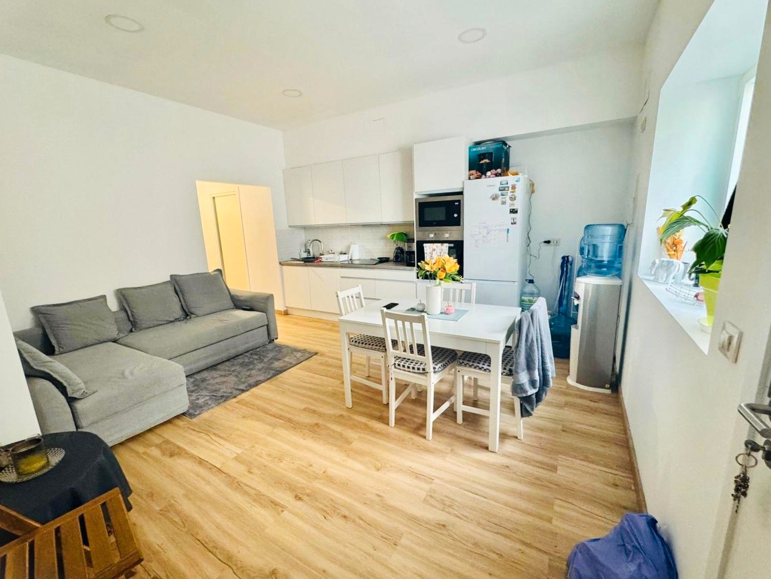 Sala de estar de Loft en venta en A Coruña Capital  con Parquet, Amueblado y Horno