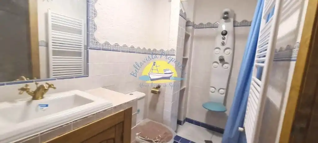 Badezimmer von Country house zum Verkauf in Cartagena mit Privatgarten, Schwimmbad und Möbliert