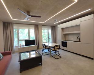 Sala d'estar de Apartament per a compartir en  Zaragoza Capital amb Terrassa