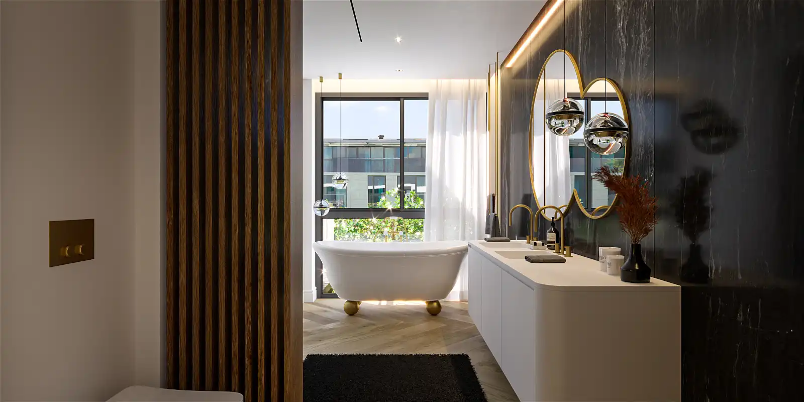 Badezimmer von Wohnungen zum Verkauf in Barcelona mit Klimaanlage, Abstellraum und Balkon