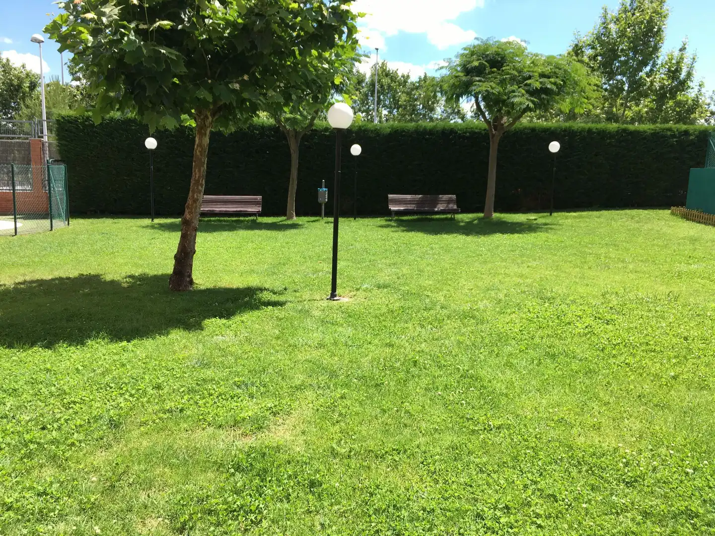 Garten von Wohnung zum Verkauf in Mérida mit Klimaanlage, Heizung und Abstellraum