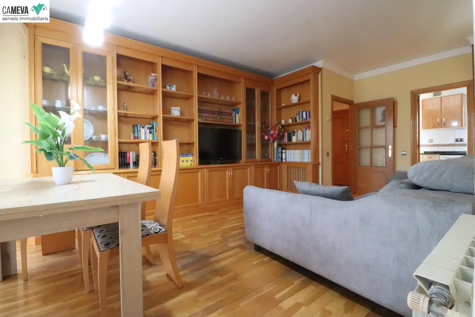 Sala de estar de Piso en venta en Sabadell con Aire acondicionado, Calefacción y Parquet