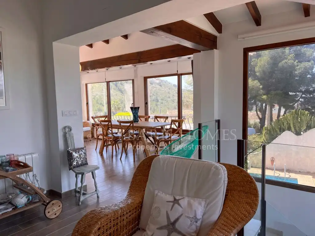 Comedor de Casa o chalet en venta en Benitachell / El Poble Nou de Benitatxell con Aire acondicionado y Piscina