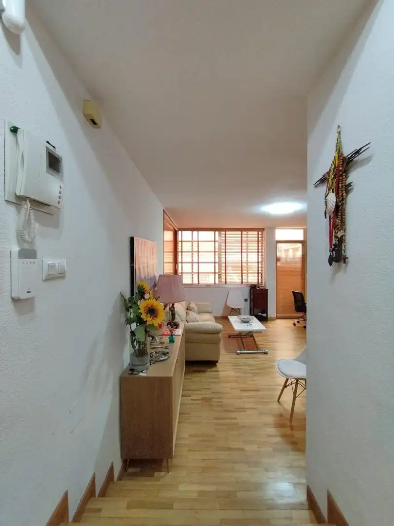 Sala d'estar de Apartament de lloguer en Murcia amb Aire condicionat, Calefacció i Parquet