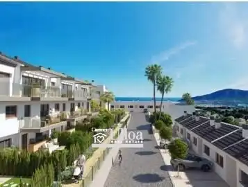 Vista exterior de Casa adosada en venda en L'Alfàs del Pi amb Calefacció, Jardí privat i Piscina comunitària
