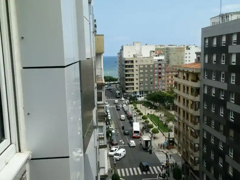 Exterior view of Flat for rent in Gijón   with Furnished
