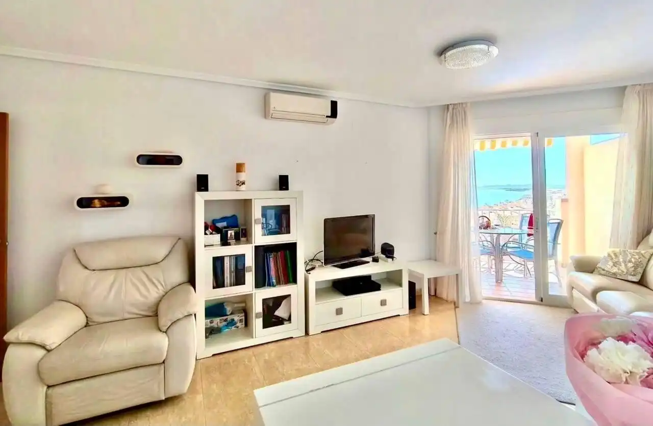 Sala de estar de Ático de alquiler en Orihuela con Aire acondicionado, Terraza y Amueblado