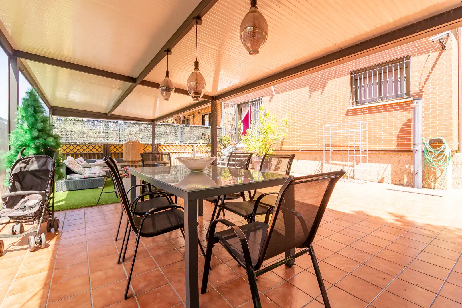 Terrace of Ground floor for sale in Alcorcón  with Heating, Private garden and Parquet flooring