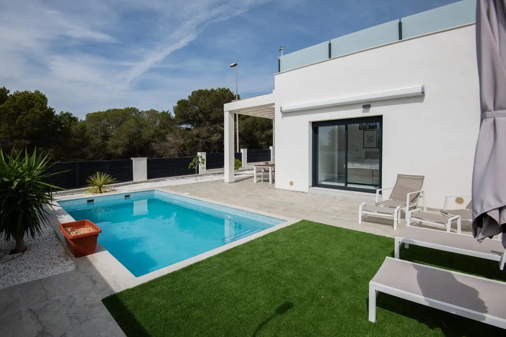 Piscina de Casa o xalet en venda en Pilar de la Horadada