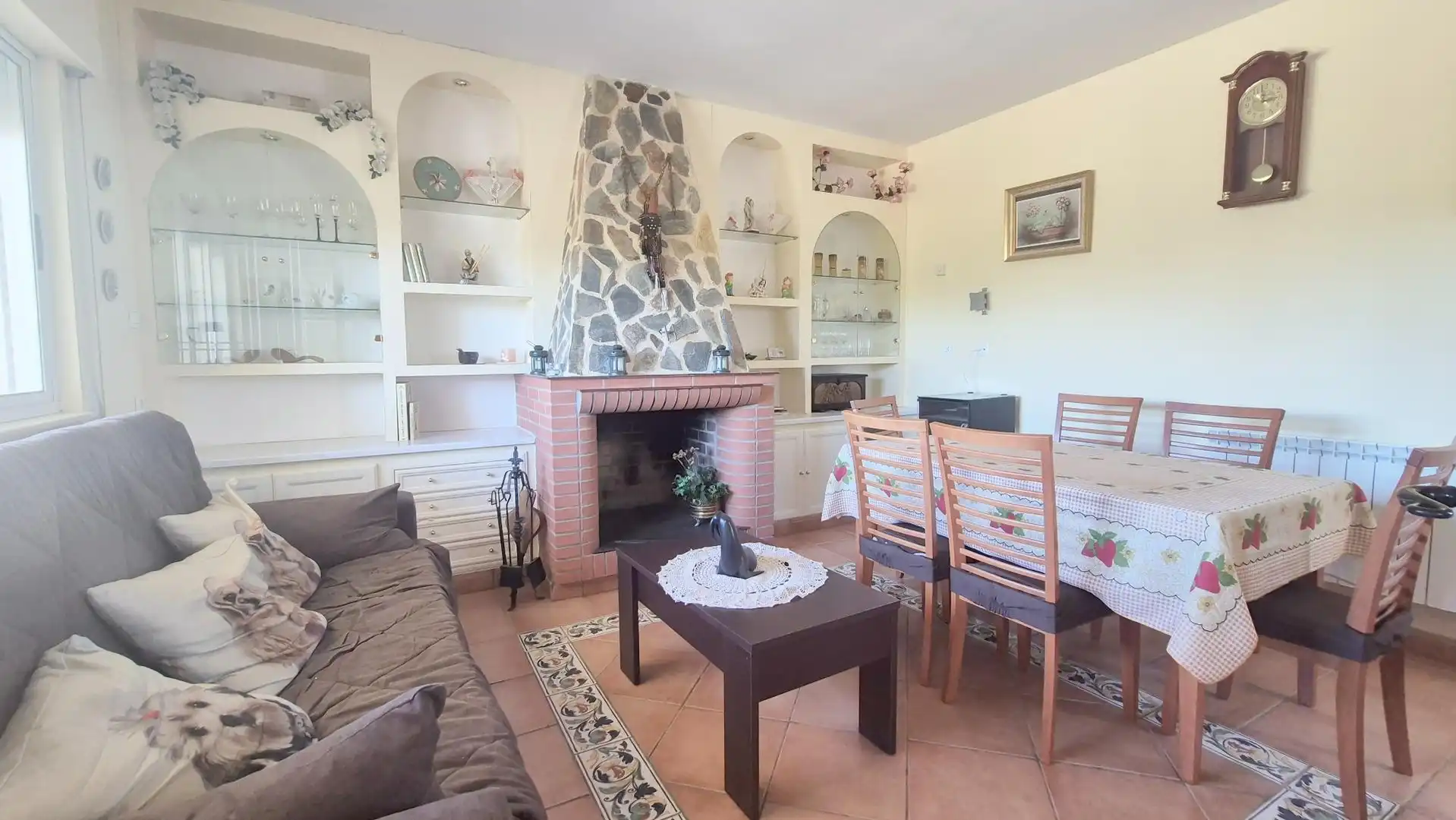 Living room of Houses for sale in Calvarrasa de Abajo  with Heating, Storage room and Furnished