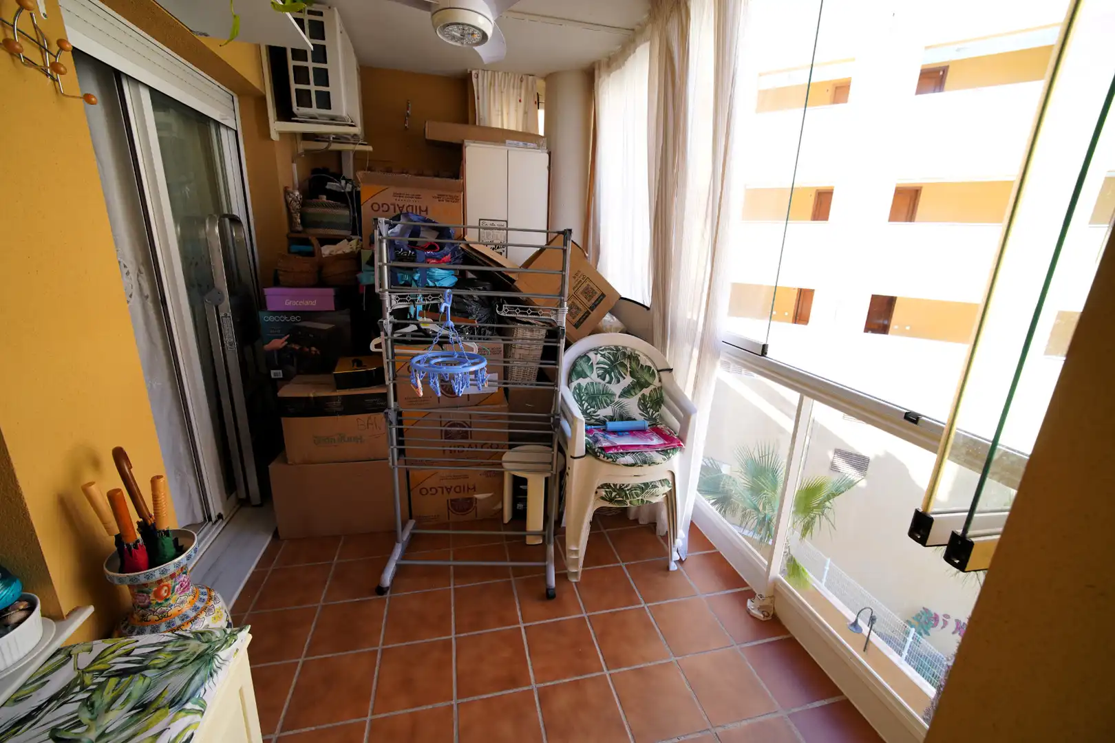 Terrasse von Wohnung zum Verkauf in Roquetas de Mar mit Klimaanlage, Terrasse und Möbliert