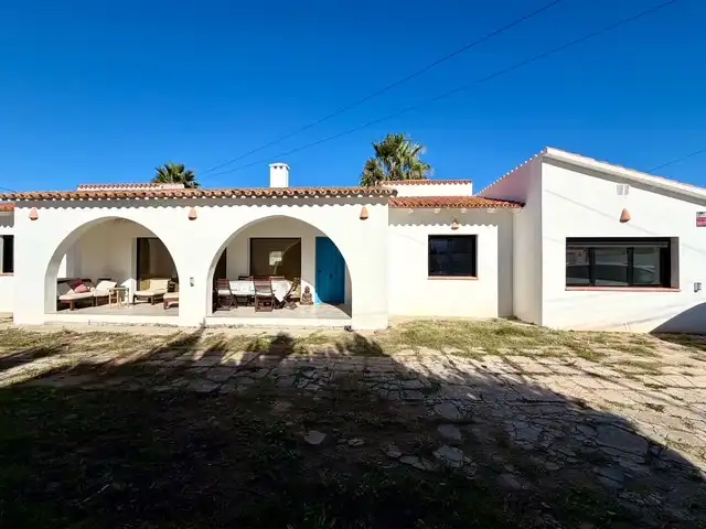 Vista exterior de Casa o chalet en venta en Dénia con Aire acondicionado, Calefacción y Jardín privado