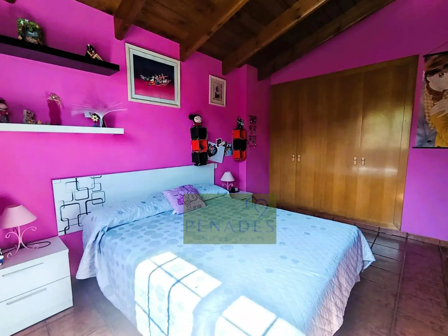 Dormitori de Casa o xalet en venda en Ontinyent amb Calefacció, Jardí privat i Terrassa