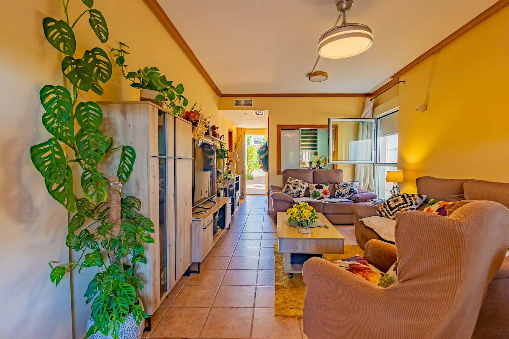 Living room of Apartments for sale in Vera  with Air Conditioner, Heating and Private garden