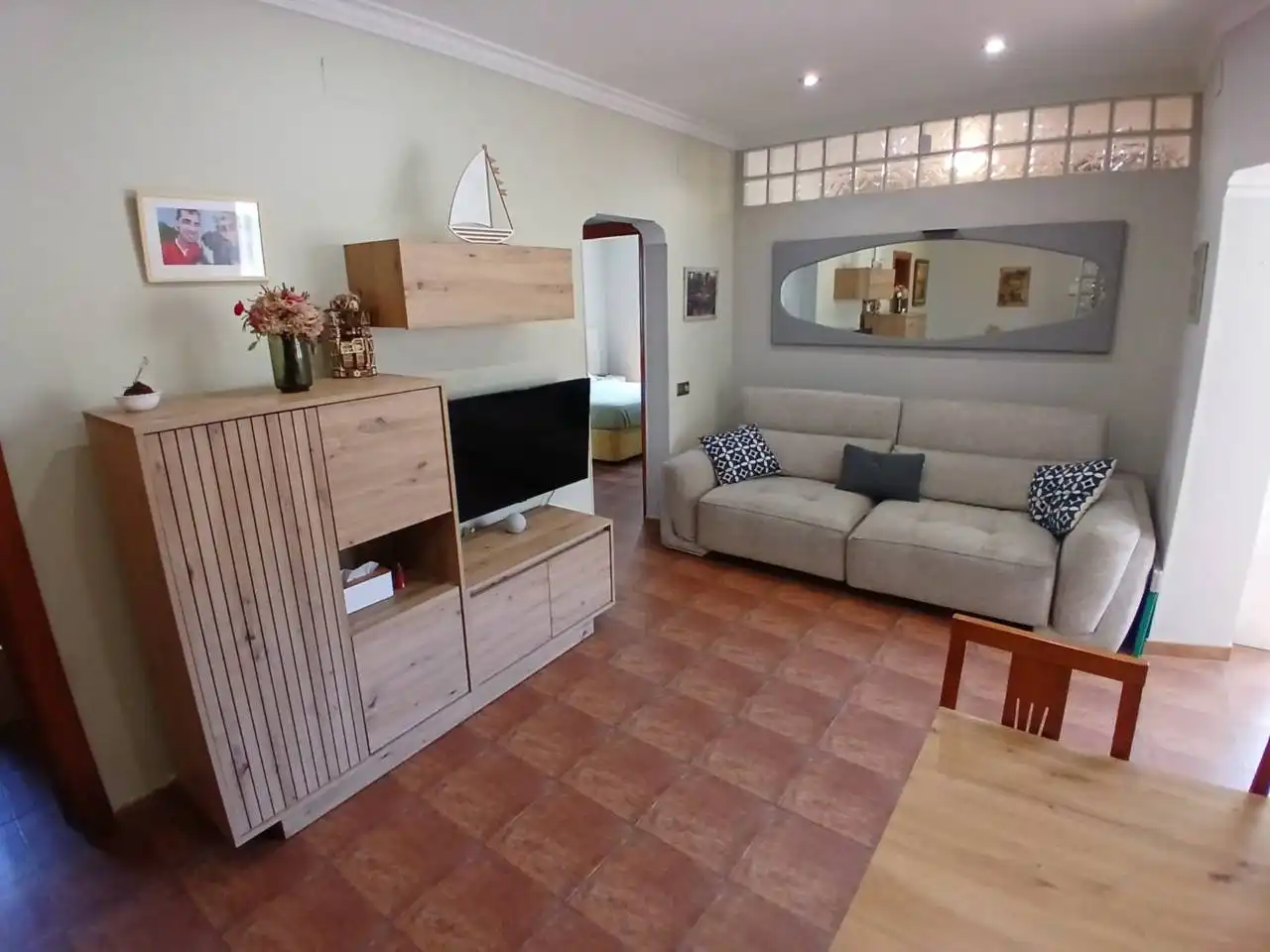 Living room of Flat for sale in Vilanova i la Geltrú  with Heating