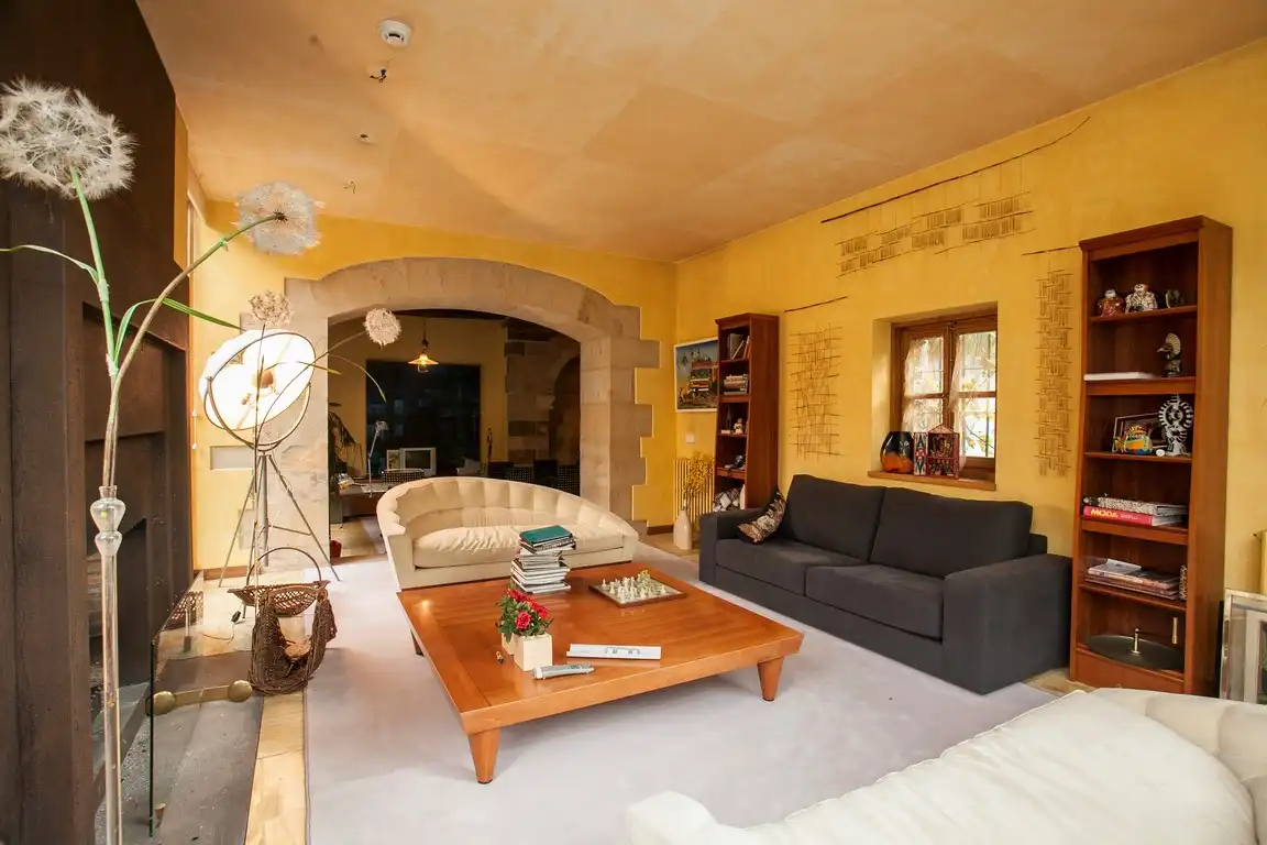 Sala de estar de Casa o chalet en venta en Mazcuerras con Jardín privado, Terraza y Trastero