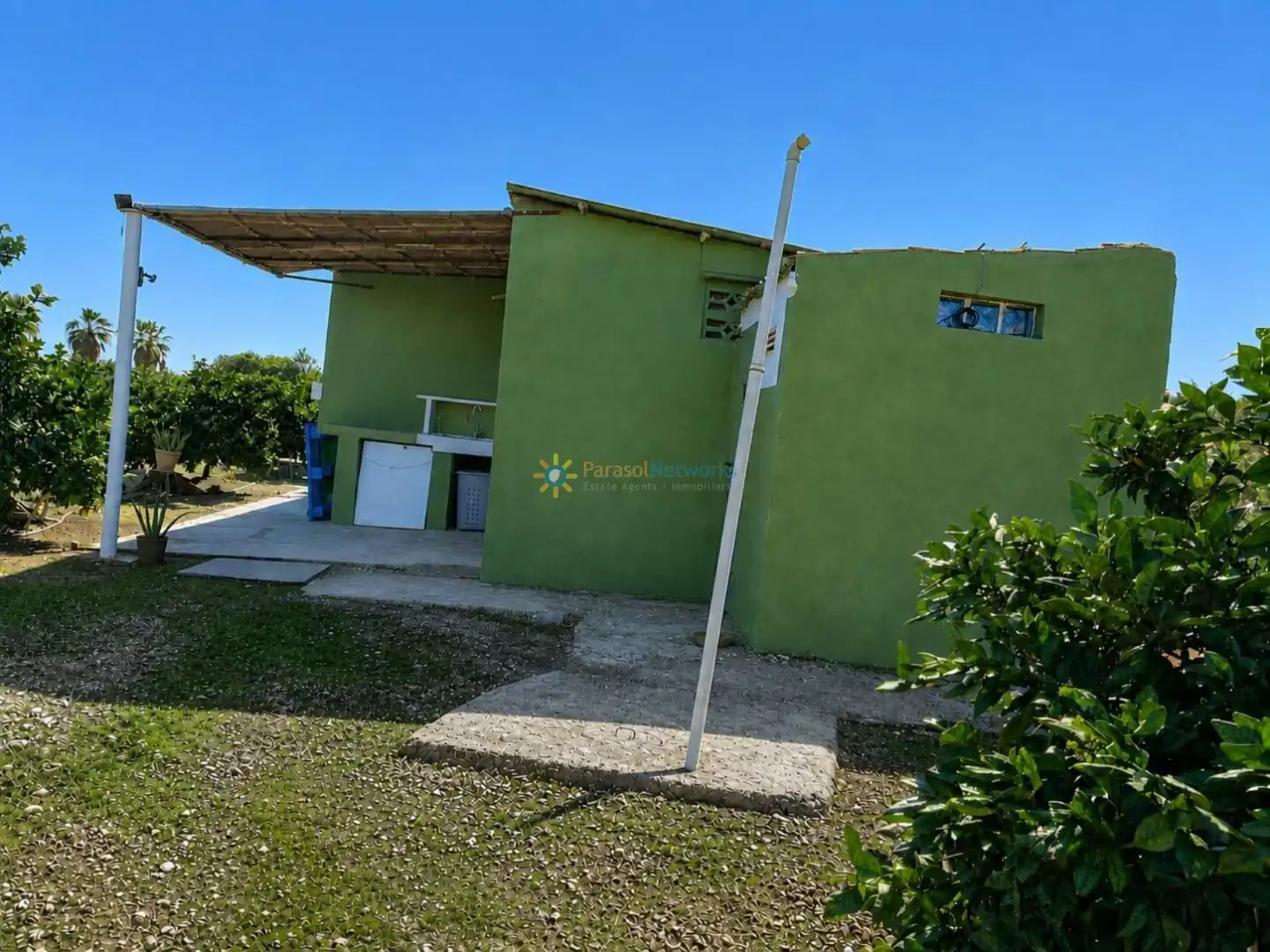 Vista exterior de Finca rústica en venta en Xeraco con Jardín privado, Terraza y Trastero