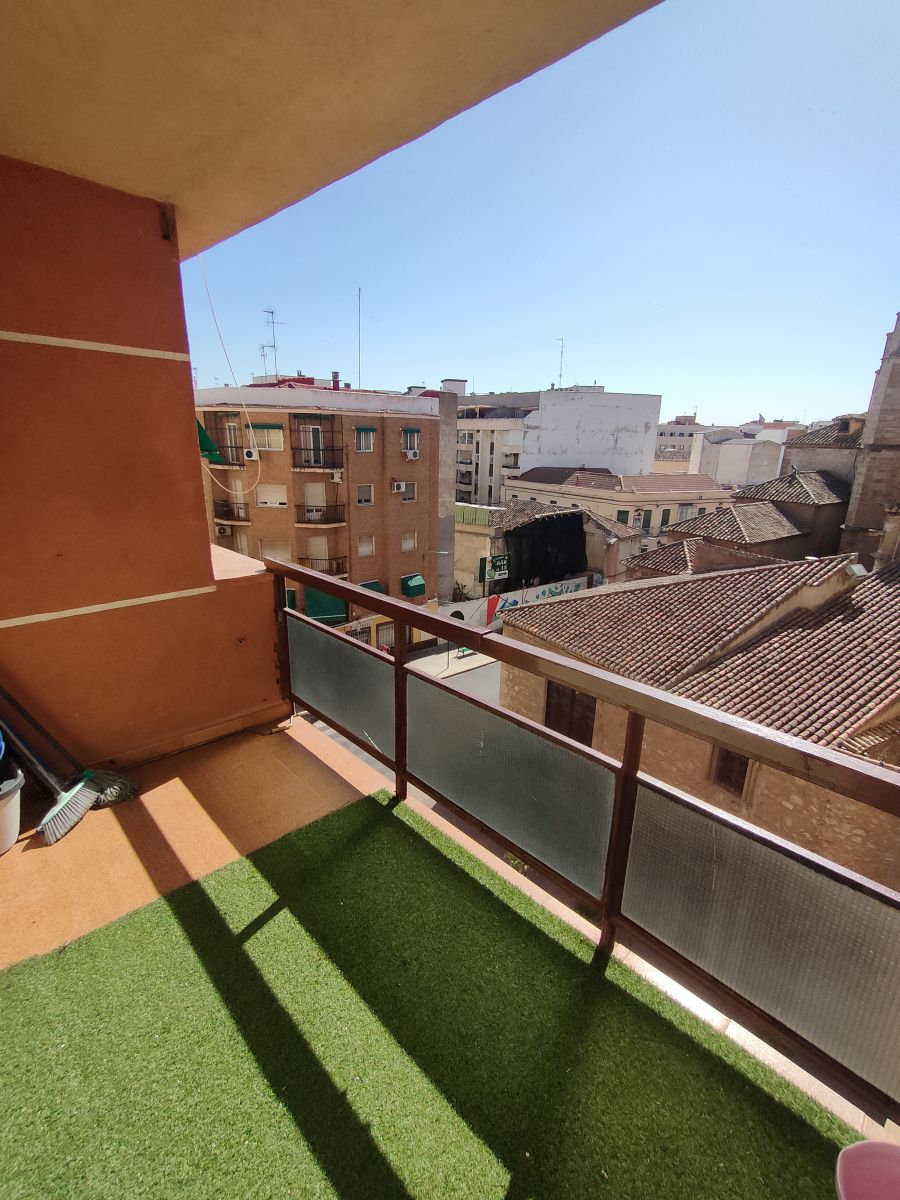 Exterior view of Flat to rent in Ciudad Real Capital  with Heating, Terrace and Furnished