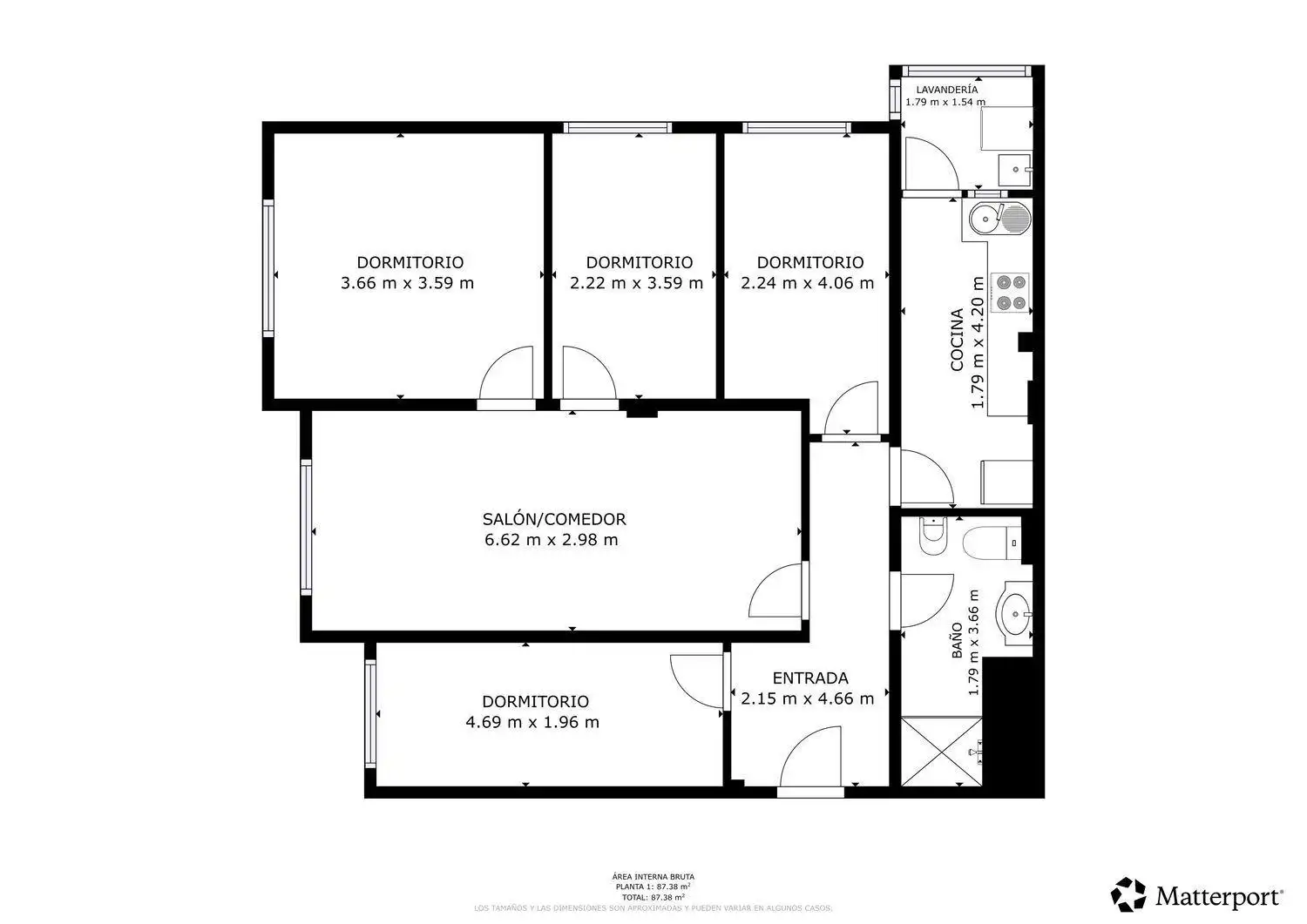 Piso en venta en Granada con Aire acondicionado, Calefacción y Amueblado