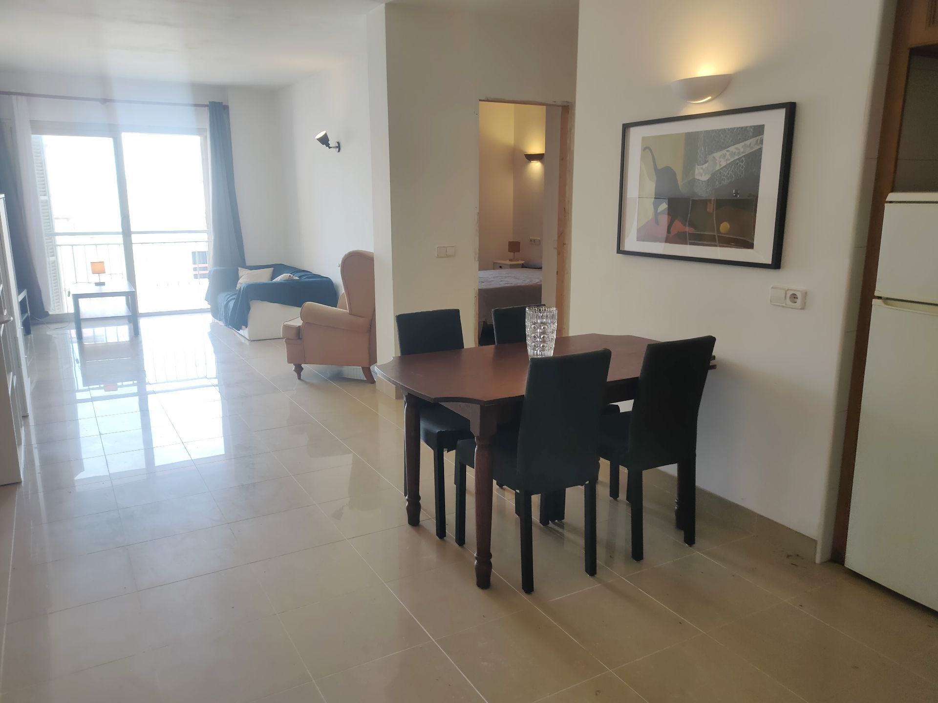 Comedor de Apartamento de alquiler en  Palma de Mallorca con Aire acondicionado, Calefacción y Amueblado