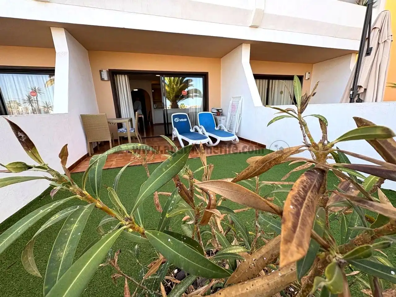 Garten von Erdgeschoss zum Verkauf in San Miguel de Abona mit Klimaanlage, Terrasse und Schwimmbad