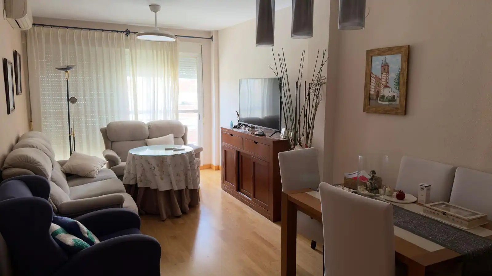 Sala d'estar de Pis de lloguer en Granada amb Aire condicionat, Calefacció i Moblat