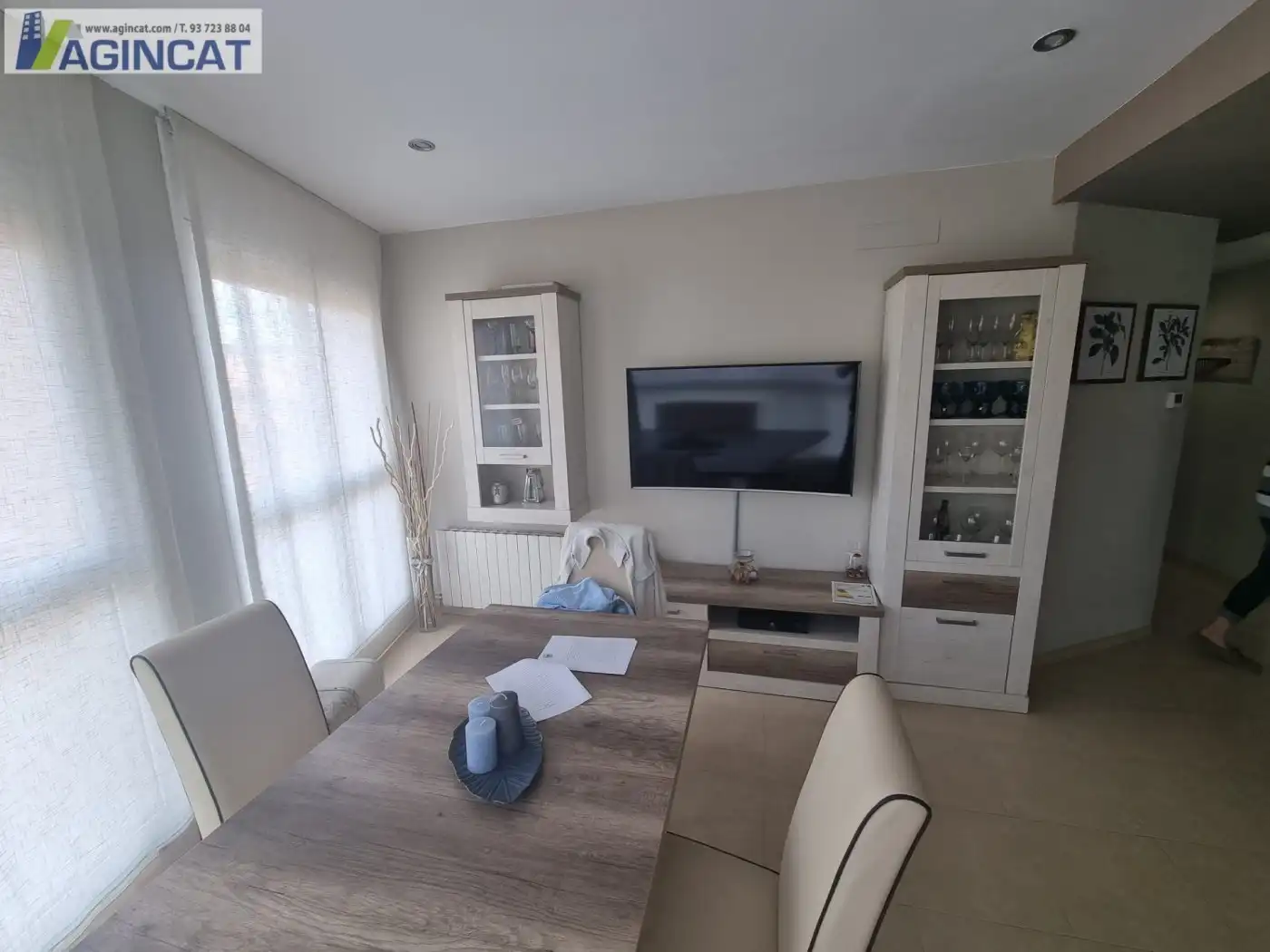 Sala de estar de Ático en venta en Sabadell con Terraza, Amueblado y Alarma