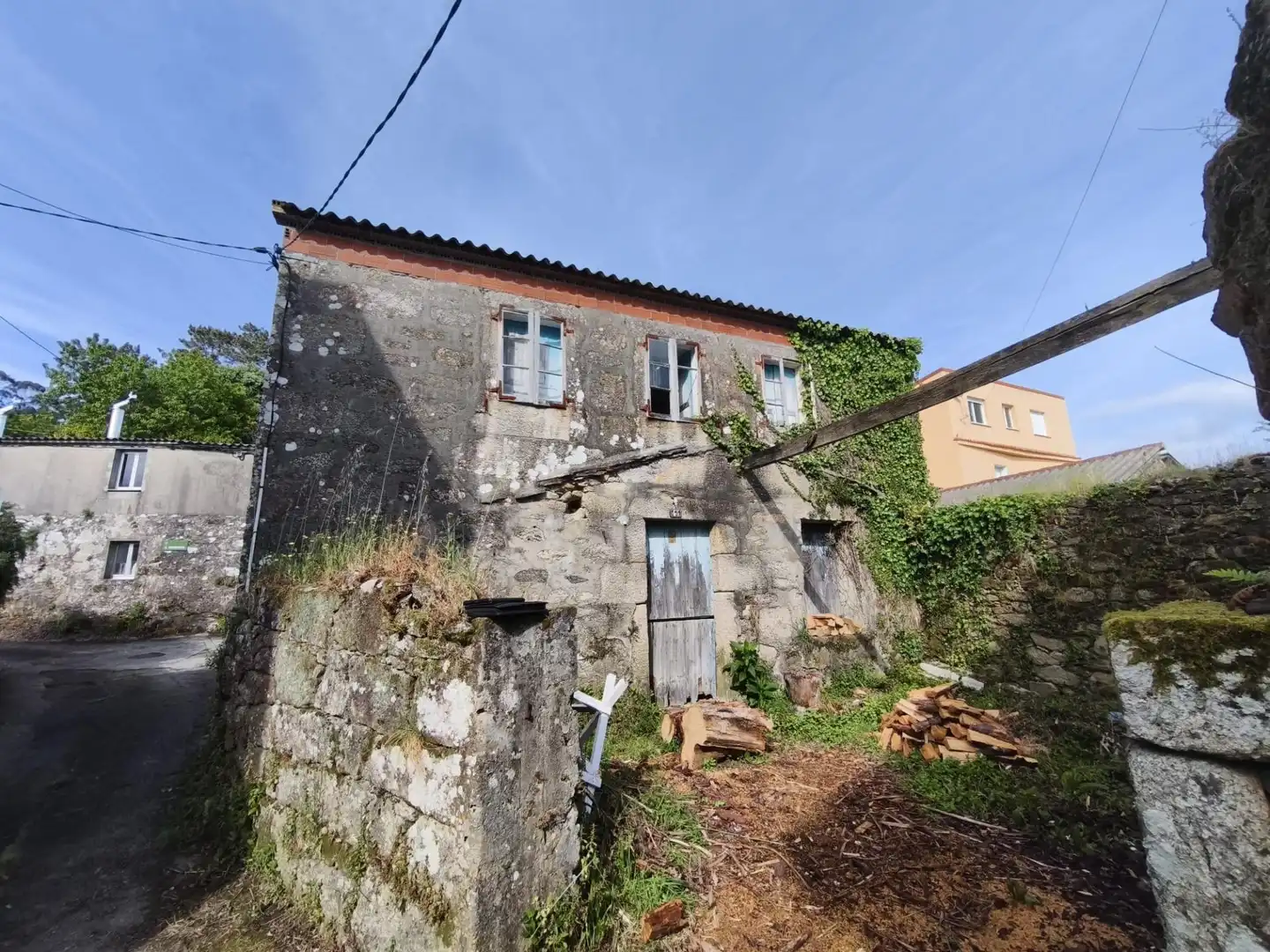 Vista exterior de Finca rústica en venda en Muros